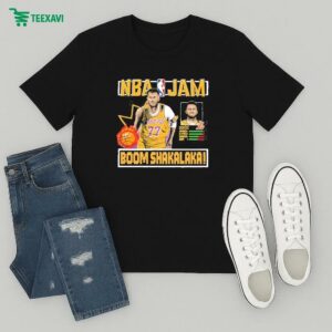 Luka Doncic Los Angeles Lakers Homage Nba Jam Boom Shakalaka T-Shirt