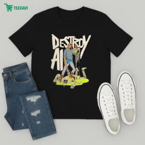 Luke Plunkett Destroy Ai Robot T-Shirt