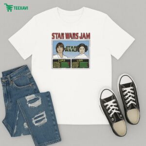 Luke Skywalker And Leia Organa Star Wars Jam T-Shirt