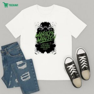 Marilyn Manson Glc Live At 20 Monroe, Grand Rapids, Mi May 2 2025 Concert T-Shirt