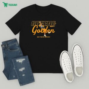 Matthew Golden Green And Golden T-Shirt
