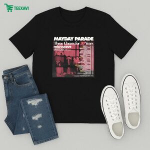 Mayday Parade Three Cheers For 20 Years Tour 2025 T-Shirt