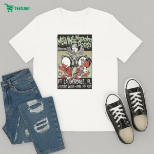 Melvins Ft Lauderdale, Fl Apr 24 2025 Culture Room Concert T-Shirt