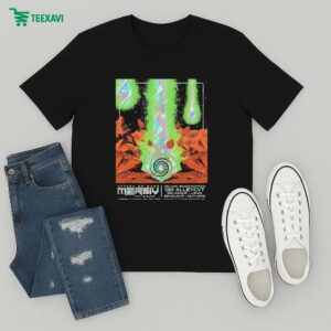 Mersiv Attack On Mars At Red Rocks Amphitheatre For An Art That Feeds Food Drive On April 4 2025 T-Shirt