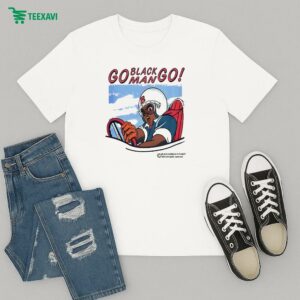 Metro Boomin Wearing Go Black Man Go Black Angels In Flight T-Shirt