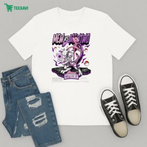 Mew Vs Mewtwo Pokemon Planet Euphoria T-Shirt