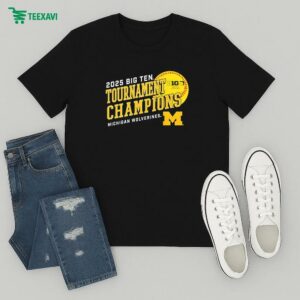 Michigan Wolverines 2025 Big Ten Softball Conference Tournament Champions T-Shirt
