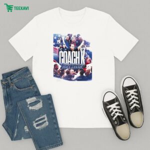 Mike Krzyzewski Coach K Duke Men Basketball Reach Us Olympic And Paralympic Hall Of Fame 2025 T-Shirt