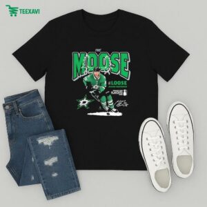 Mikko Rantanen Dallas Stars The Moose Is Loose 2025 Stanley Cup Playoffs Elevated Player T-Shirt