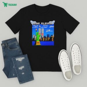 Mine Eleve Osamabinladen 9 11 Liberty Statue American T-Shirt