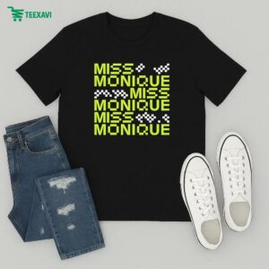 Miss Monique Repeat Logo Pixels T-Shirt
