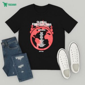 Mochakk Camiseta Global Embassators 2024 Tour T-Shirt