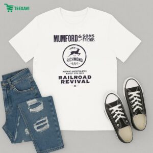 Mumford And Sons And Friends Railroad Revival Tour In Richmond Va At Allianz Amphitheatre On August 5 2025 T-Shirt