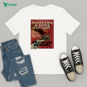 Mumford And Sons Railroad Revival Tour On August Runs Dates In New Orleans Spartanburg Richmond And Burlington From August 3 To 7 2025 Eagle T-Shirt
