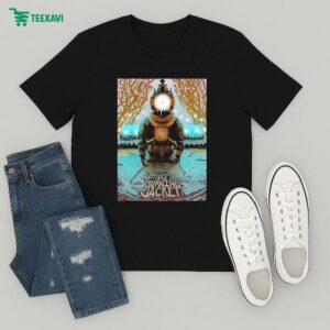 My Morning Jacket For Show In St Louis Mo At The Factory At The District On May 2 2025 The Diver With Moll’s Clock En Lou T-Shirt