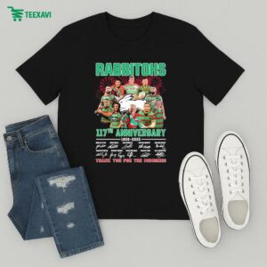 Nam Sydney Rabbitohs 117th Anniversary Thank You For The Memories 1908 2025 Signatures T-Shirt