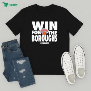 New York Knicks Win For The Borough 2024-2025 Nba Playoffs T-Shirt