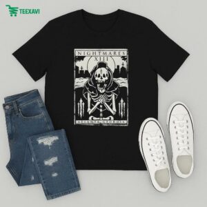 Nightmares Atlanta Georgia Skeleton T-Shirt