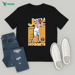 Nikola Jokić In Action #15 Denver Nuggets T-Shirt