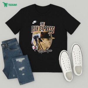 Nolan Ryan The Ryan Express Texas Rangers Nike Cooperstown Legends T-Shirt