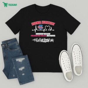 Normal Heartbeat Heartbeat When My Philadelphia Phillies Are Playing T-Shirt