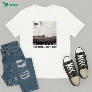 Oasis Time Flies 1994 2009 15th Anniversary T-Shirt