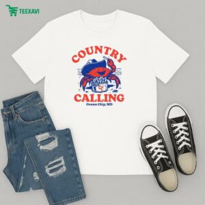Oceans Calling Festival Crab Ocean City Md T-Shirt