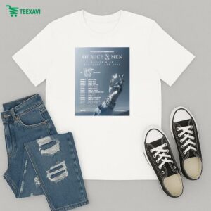 Of Mice & Men Europe & Uk Tour Dates November And December 2025 T-Shirt