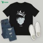 Official Aaron Judge King Of New York Yankees MLB Players Head Face T-Shirt