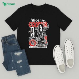 Official Alice Cooper 2025 Tour Court Is Now In Session Too Close For Comfort Thrills And Chills T-Shirt