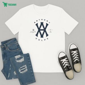 Official Anthony Volpe Av Logo T-Shirt