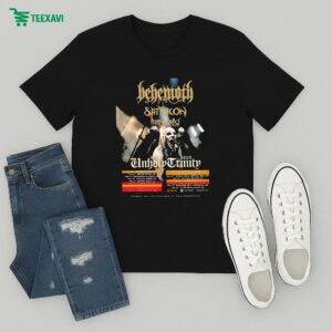 Official Behemoth Music Show Unholy Trinity Tour 2025 T-Shirt
