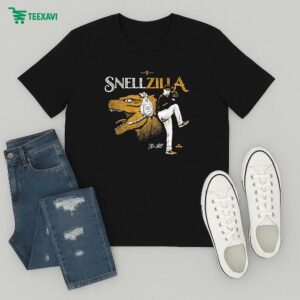 Official Blake Snell Snellzilla Signature T-Shirt