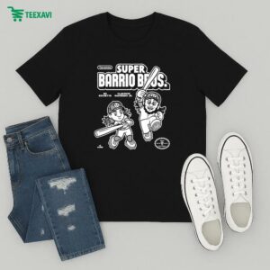 Official Bo Bichette Vladimir Guerrero Jr Super Barrio Bros Toronto T-Shirt