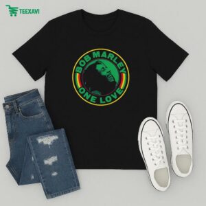 Official Bob Marley One Love Circle T-Shirt