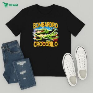 Official Bombardiro Crocodilo Italian Brandnot Crocodile Planes Jets Meme T-Shirt