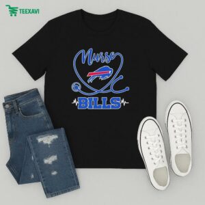 Official Buffalo Bills Nurse Stethoscope T-Shirt