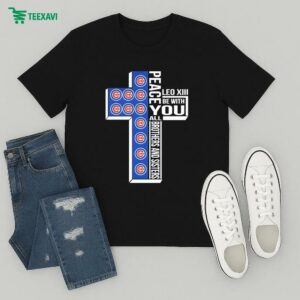 Official Chicago Cubs Peace You Leo Xiv Be With You All Brothers And Sisters T-Shirt