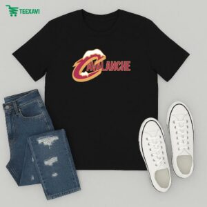 Official Cleveland Cavaliers Cavalanche Snowy Logo T-Shirt