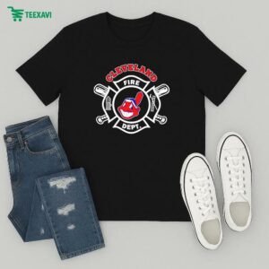 Official Cleveland Guardians Fire Dept Firefighters T-Shirt