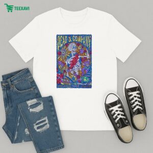 Official Dead & Company At Sphere In Las Vegas, Nv On Apr 26 2025 Tour Skeleton T-Shirt