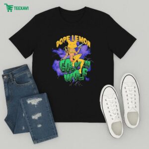 Official Dope Lemon Golden Wolf Sugar Cat T-Shirt