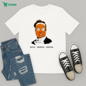 Official Elon Musk Deny Defend Depose T-Shirt