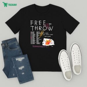 Official Free Throw 10 Years Of Those Days Are Gone Tour 2025 Dates House T-Shirt
