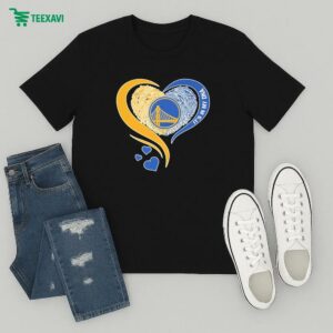 Official Golden State Warriors It’s In My Dna Hearts T-Shirt