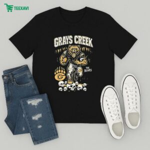Official Grays Creek The Bears Mascot Nfl T-Shirt
