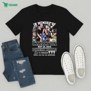 Official In Memory Of Robert Walls Carlton 42 3x Vfl Premiership Thank You For The Memories Sigture T-Shirt