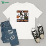 Official Jalen Brunson New York Knicks Nba Jam He's On Fire T-Shirt