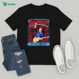 Official John Fogerty 80th Birthday Celebration From Creedence Clearwater Revival At The Beacon Theatre On May 28 2025 T-Shirt