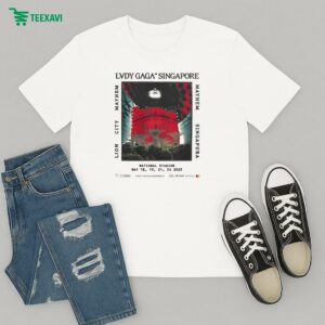 Official Lady Gaga Mayhem Singapura 2025 In Singapore Lion City At National Stadium On May 18 19 21 24 2025 T-Shirt